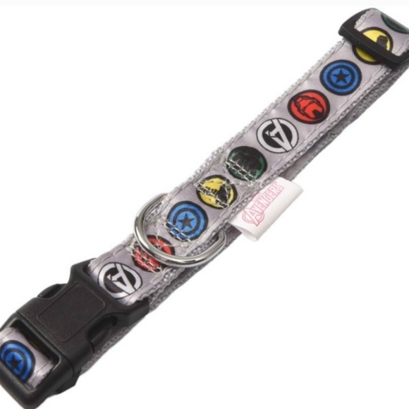 Disney Marvel Avengers Pet Collar Sz Med - Picture 3 of 4